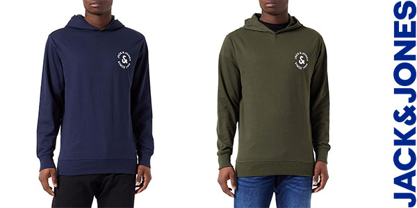 Chollo Sudadera con capucha Jack Jones Jachudson para hombre por sólo