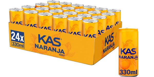 Chollo Pack x24 Latas de Kas Naranja por sólo 12 17 22 de descuento