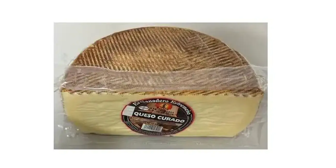 1/2 Queso Pinto Curado El Ganadero Extremeño de 1.5kg