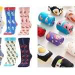 10 Pares de calcetines divertidos de algodón BONANGEL