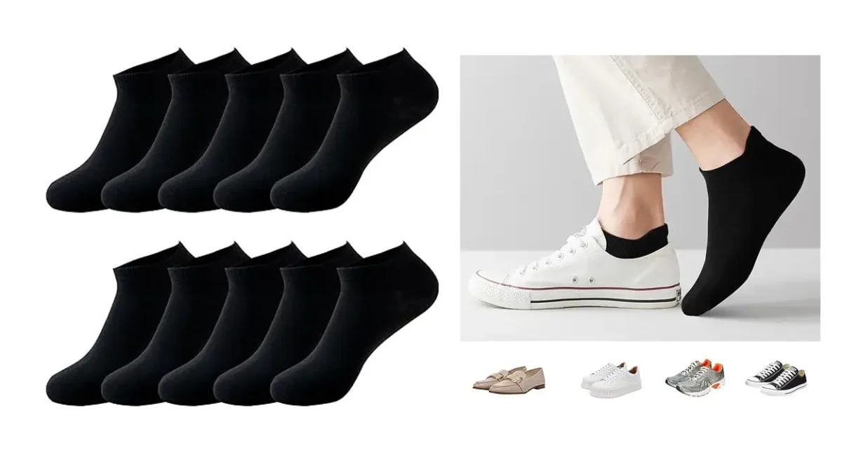 Llévate este pack de 10 pares de calcetines tobilleros negros a sólo 0,22€ el par con este ofertón de Amazon ¡Te van a venir genial!