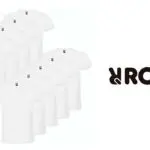 10 camisetas blancas Roly