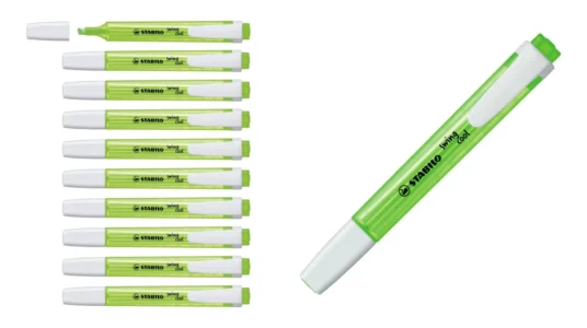 10 marcadores STABILO Swing Cool color verde