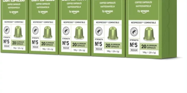 Chollo 100 cápsulas de café espresso by amazon compatibles con nespresso
