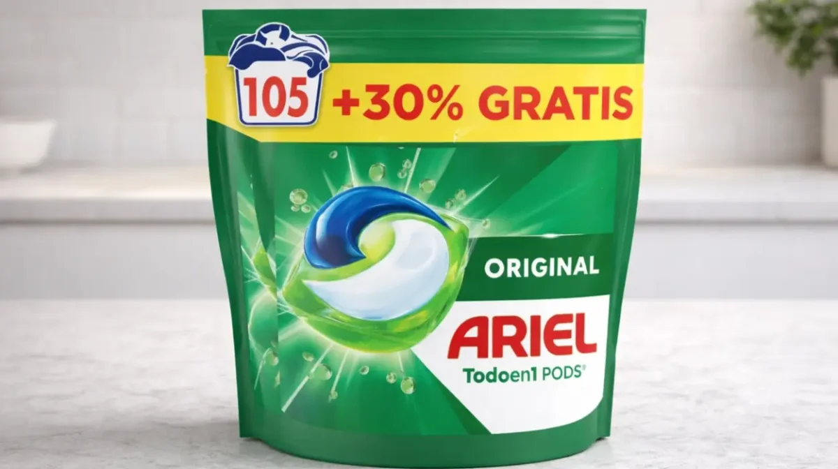 105 Ariel PODS Todo En 1 Original detergente líquido para lavadora
