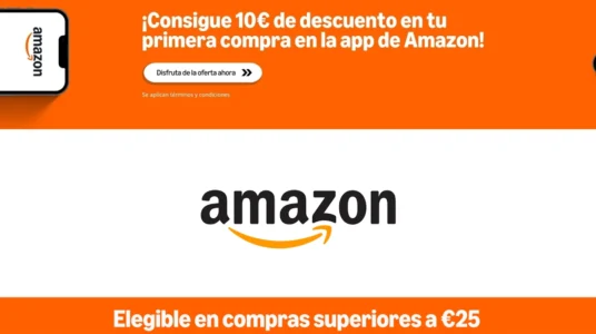 10€ DE DESCUENTO PRIMERA COMPRA APP AMAZON