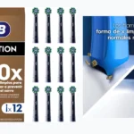 12 Recambios Oral-B Pro CrossAction negros