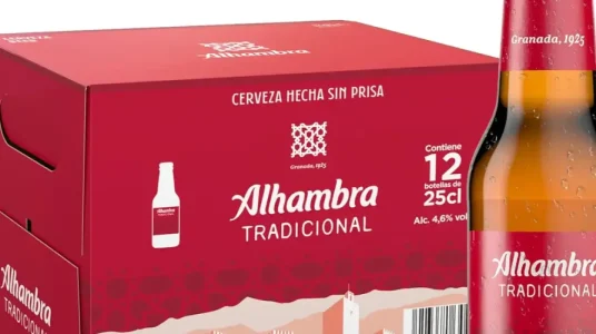 Chollo 12 botellines alhambra tradicional de 25 cl
