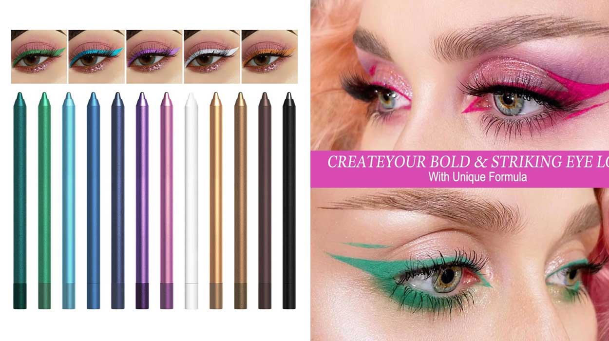 12 delineadores de ojos Rainbow baratos