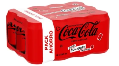 12 latas Coca-Cola Zero