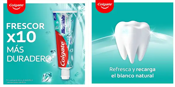 12 pasta de dientes Colgate Max White Cristales Blancos oferta
