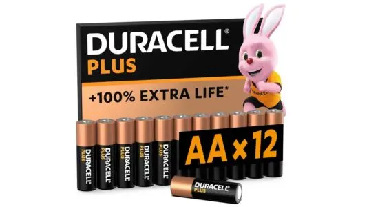12 pilas Duracell Plus AA