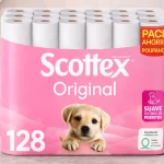 128 rollos Papel higiénico Scottex Original