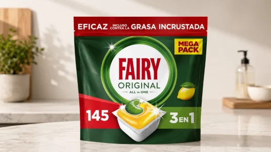 145 cápsulas Fairy Original All in One Limón