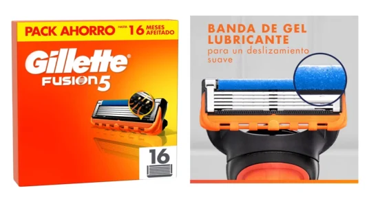16 recambios Gillette Fusion5
