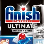 160 Pastillas para lavavajillas Finish Powerball Ultimate Infinity Shine