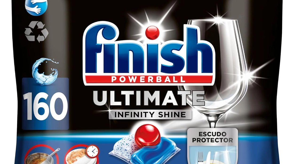 160 Pastillas para lavavajillas Finish Powerball Ultimate Infinity Shine