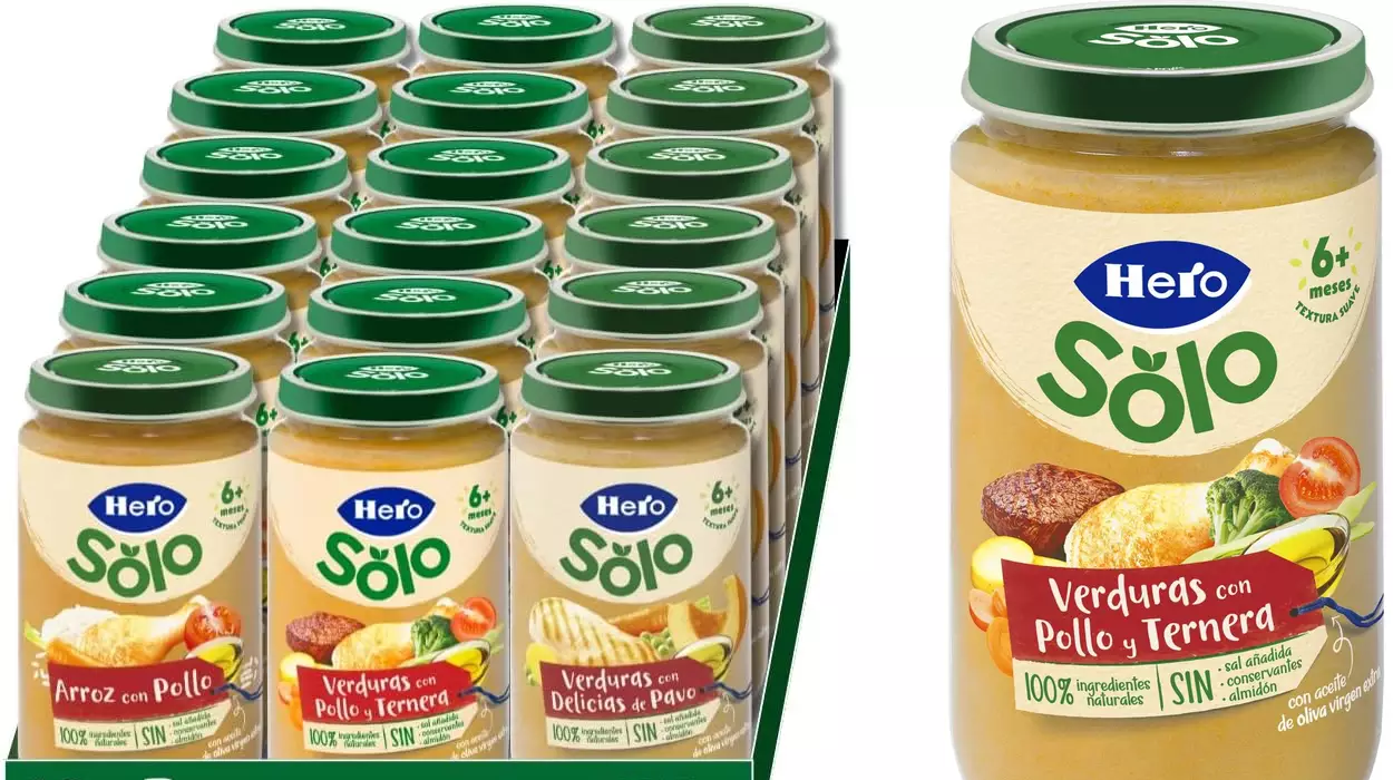 Tarritos mixtos Hero Baby carne y verduras baratos