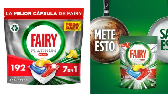 192 pastillas Fairy Platinum Plus Limón