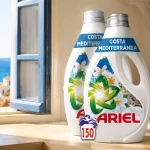 2 Detergente líquido Ariel Costa Mediterránea Brisa Marina & Jazmín (150 dosis en total)