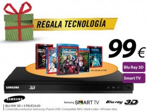 Oferta reproductor Samsung Blu-ray 3D