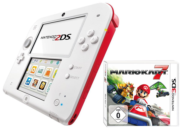 Oferta-Pack-Consola-Nintendo-2DS-+-Mario-Kart-7-por-118€