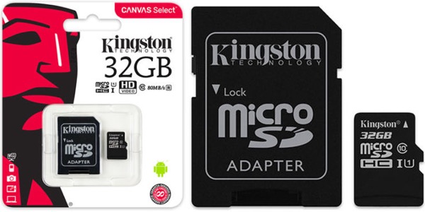 Kingston micro sdhc 32 GB barata