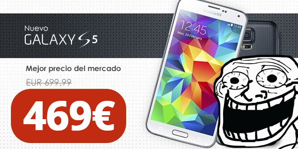 Oferta Galaxy S5 barato