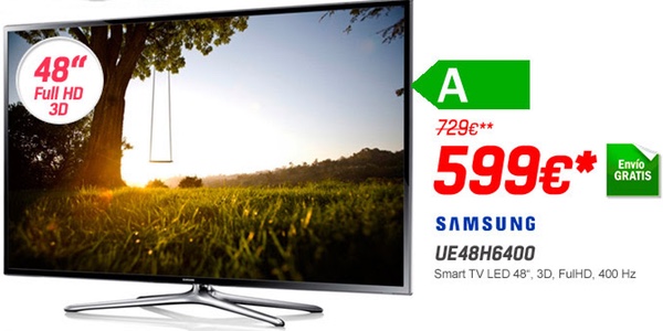 Samsung UE48H6400 al mejor precio