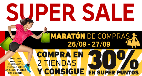 Maratón compras Super Sale Rakuten
