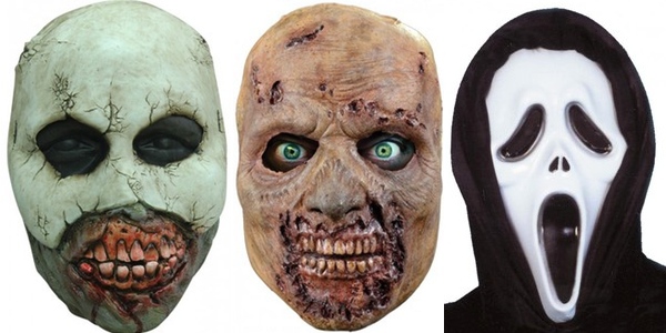 máscaras Halloween baratas