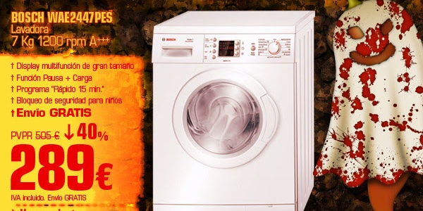lavadora Bosch WAE2447PES
