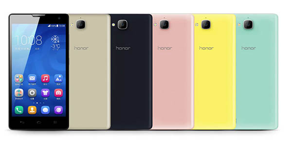 Colores de traseras del Honor 3C