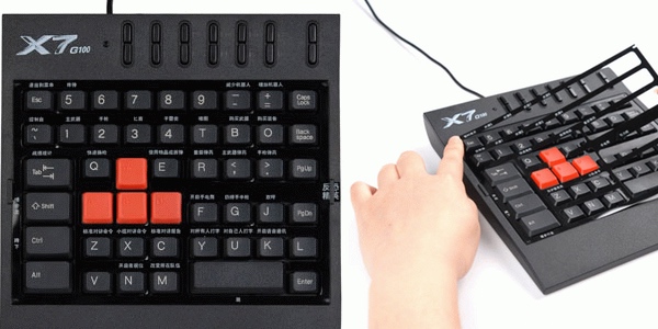teclado gaming A4Tech X7 G100