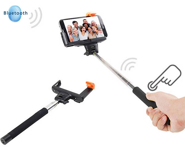 Palo para selfies con botón bluetooth integrado