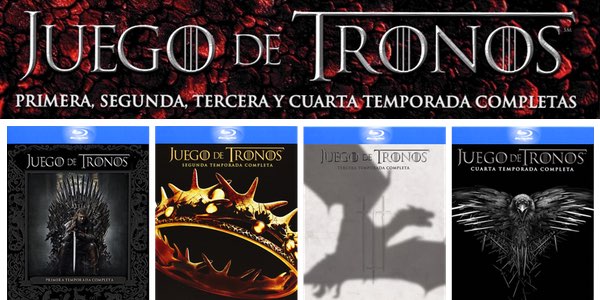 Juego De Tronos Temporadas 1-4 Blu-ray