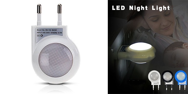 LED nocturno bajo consumo