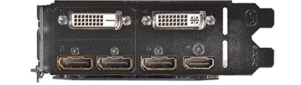 gigabyte geforce 970 pequena gv-n970ix-4gd conexiones