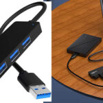 Hub USB 3.0 HOPDAY de 4 puertos