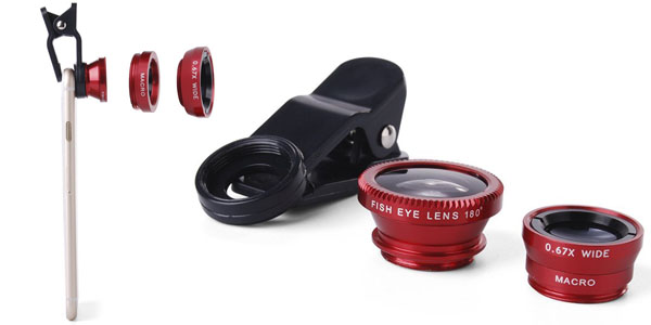 kit fotografico para movil xcsource tripode controlador wireless ojo de pez opticas
