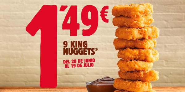 9 King Nuggets por 1,49€