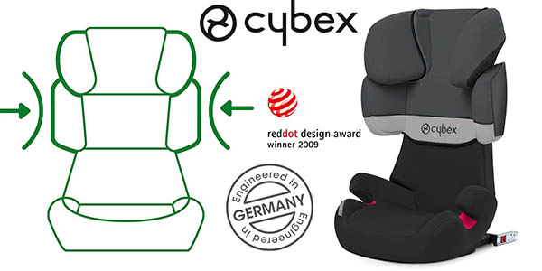 Cybex Solution X-Fix sillita para coche infantil segura grupo 2/3