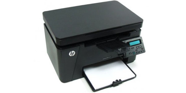 impresora multifuncion blanco negro hp laserJet pro mfp-m125nw bandeja