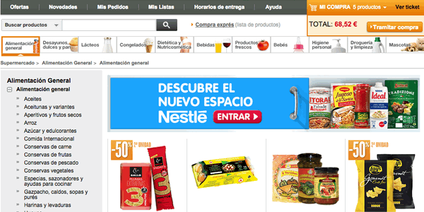 Supermercado El Corte Inglés Online