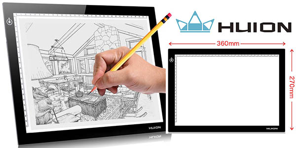 Tablero Digital Huion Con Luz Led Para Calcar Dibujos Por Solo 46 99