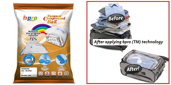 Chollo Bolsas de almacenaje al vacío para ropa