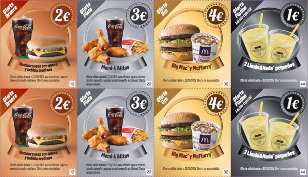 ofertas McDonalds octubre