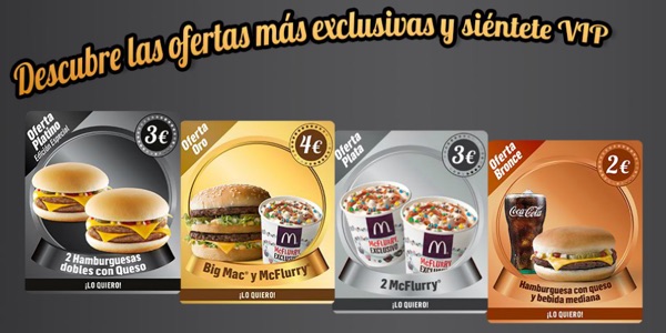 Cupones descuento McDonalds octubre 2015