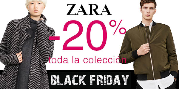 Idear conferencia Al frente ▷ Zara Black Friday | 20% de Descuento DIRECTO