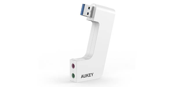 Adaptador audio Aukey